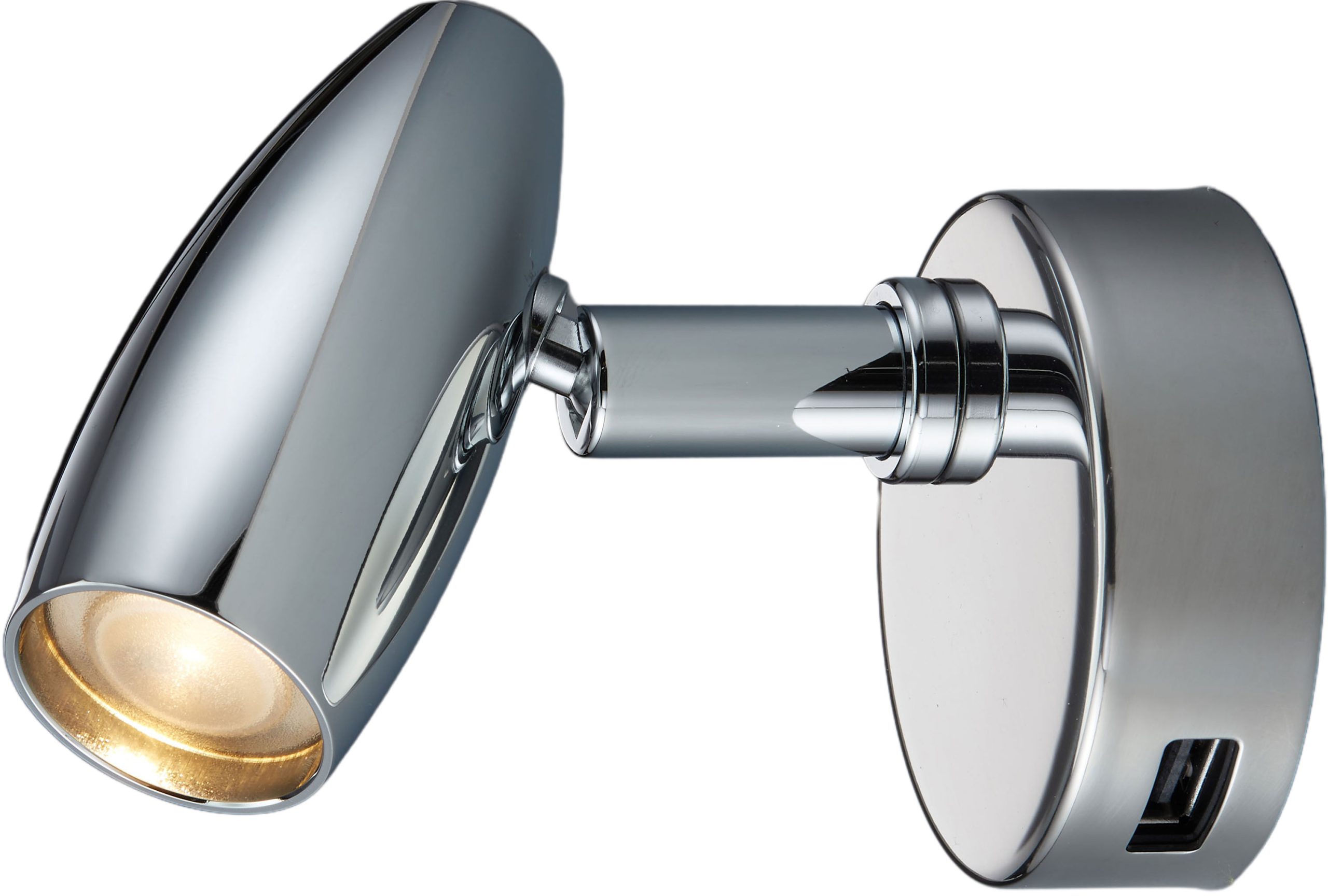 1852 Rana LED-lampe m/bryter og USB