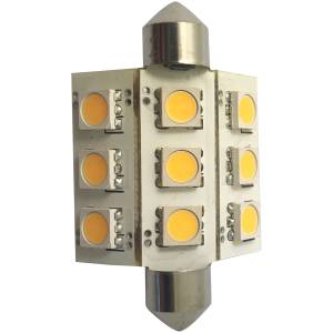 1852 LED pære festoon 180° varmhvit 42 mm