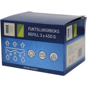 1852 Fuktslukerboks refill 3 x 450 g