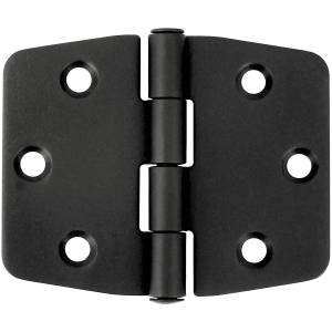 1852 Hengsel 74 x 74 mm syrefast sort