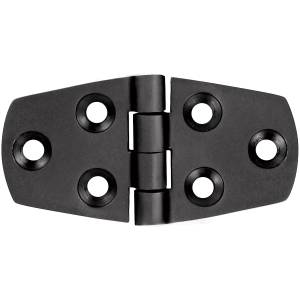 1852 Hengsel 76 x 39 mm syrefast sort