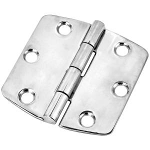 1852 Hengsel dempet Rustfritt 74x60mm