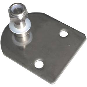 1852 Gassdemperbrakett 316 48x58 mm 8 mm