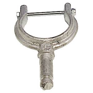 1852 Åregaffel aluminium 2 1/4" m/bolt