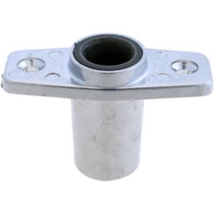 1852 Holder alu. nedfelbar, m/lås og tett bunn blank