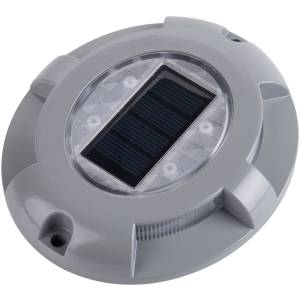 1852 Bryggelys alu LED m/solcelle