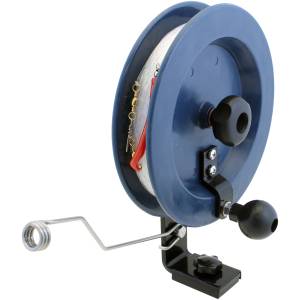 1852 Fiskehjul m/kroker og 200 m snøre