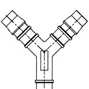 Y-stykke plast