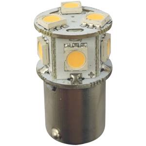 1852 LED pære BA15S u/kuppel 2-pk