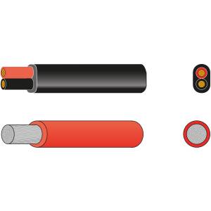 1852 Elektrisk kabel fortinnet 5/10 m