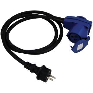 1852 Landstrømskabel Schuko til CEE m/Schuko uttak