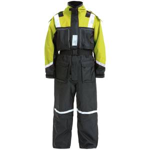 1852 Flytedress svart m/fluor gul