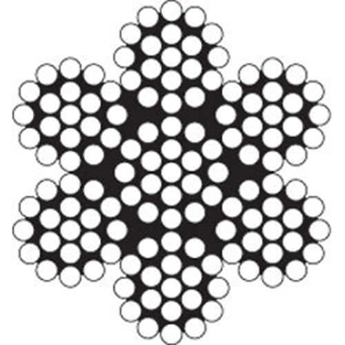 Wire, 7x19, spole, syrefast