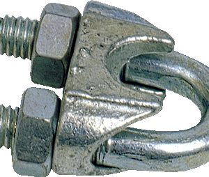 Wireklemme, galvanisert