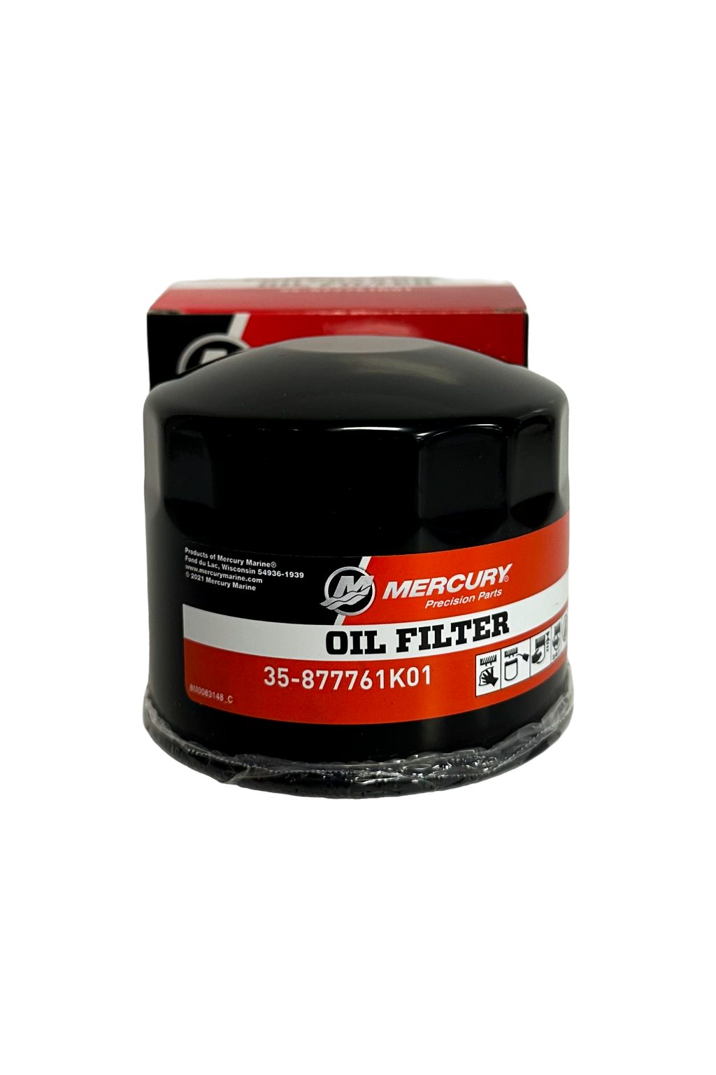 Mercury Oljefilter 75–150 HK FourStroke – 877761K01 - Bilde 2